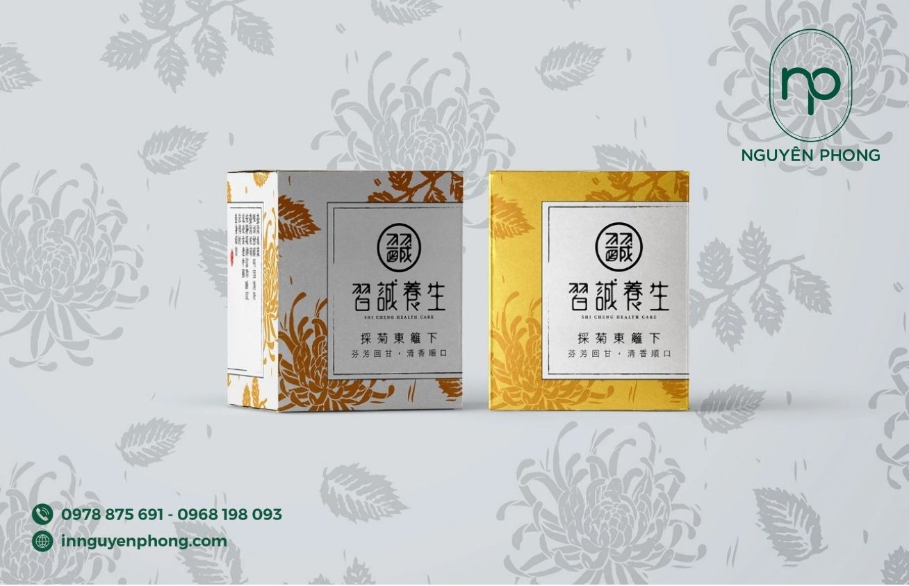 Mẫu logo đông y trên hộp giấy